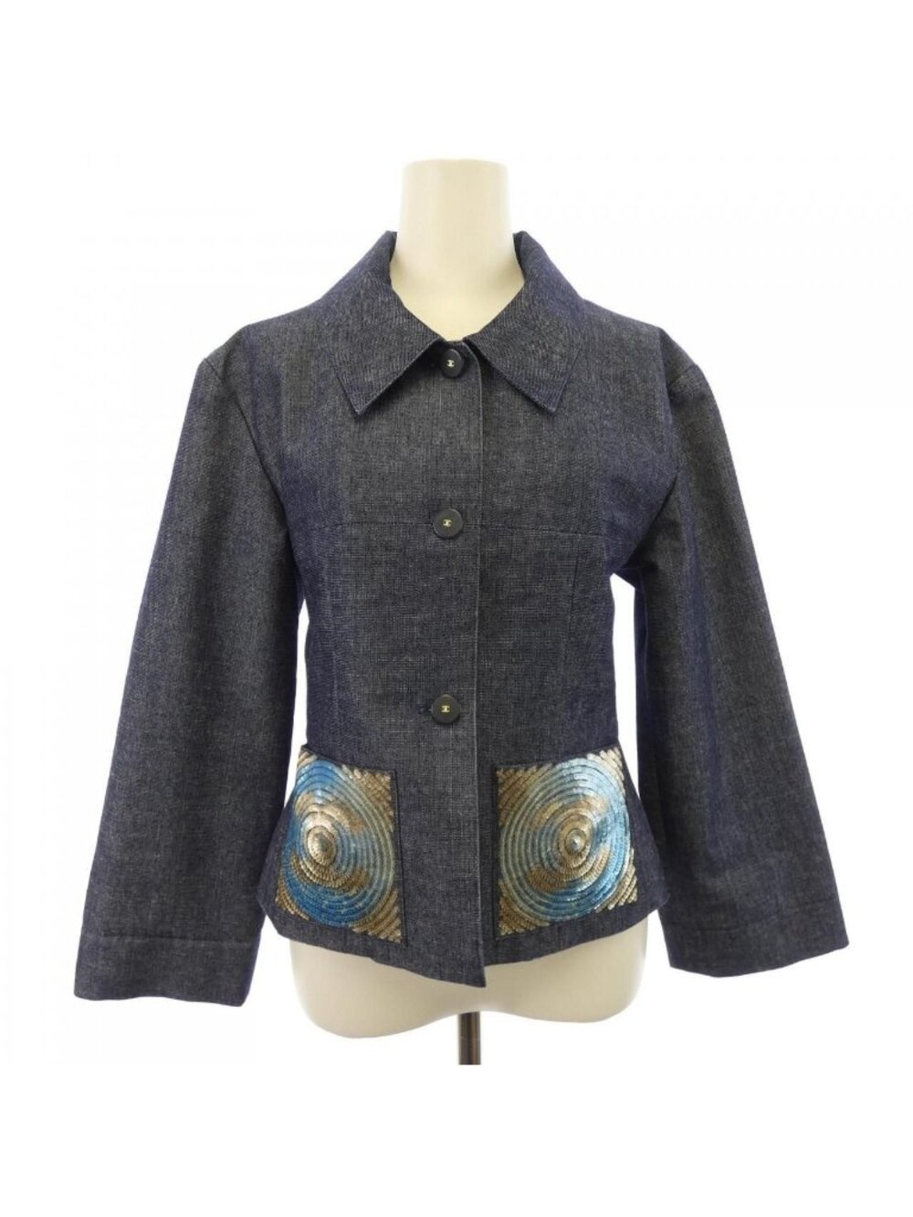 Chanel Vintage Jacket Navy